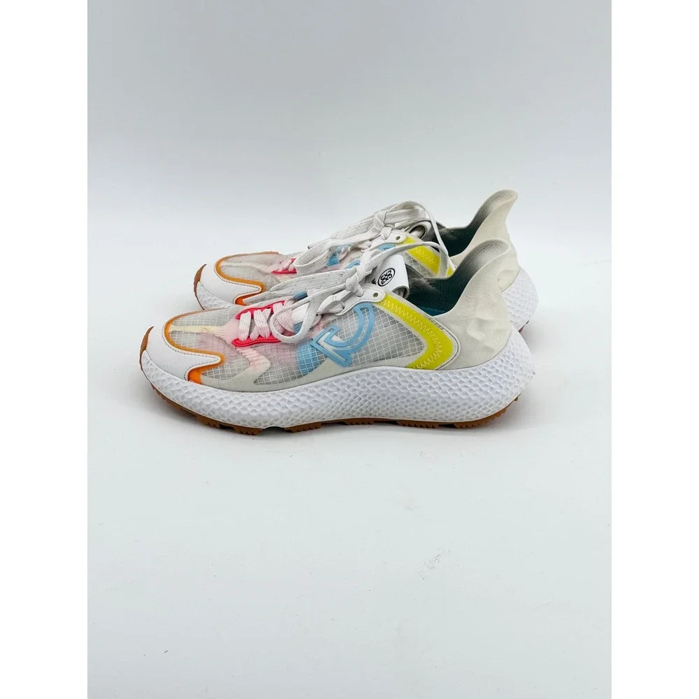 G/FORE MG4+ Golf Shoes White Multi Color Spikeless G4AF21EF28 Womens